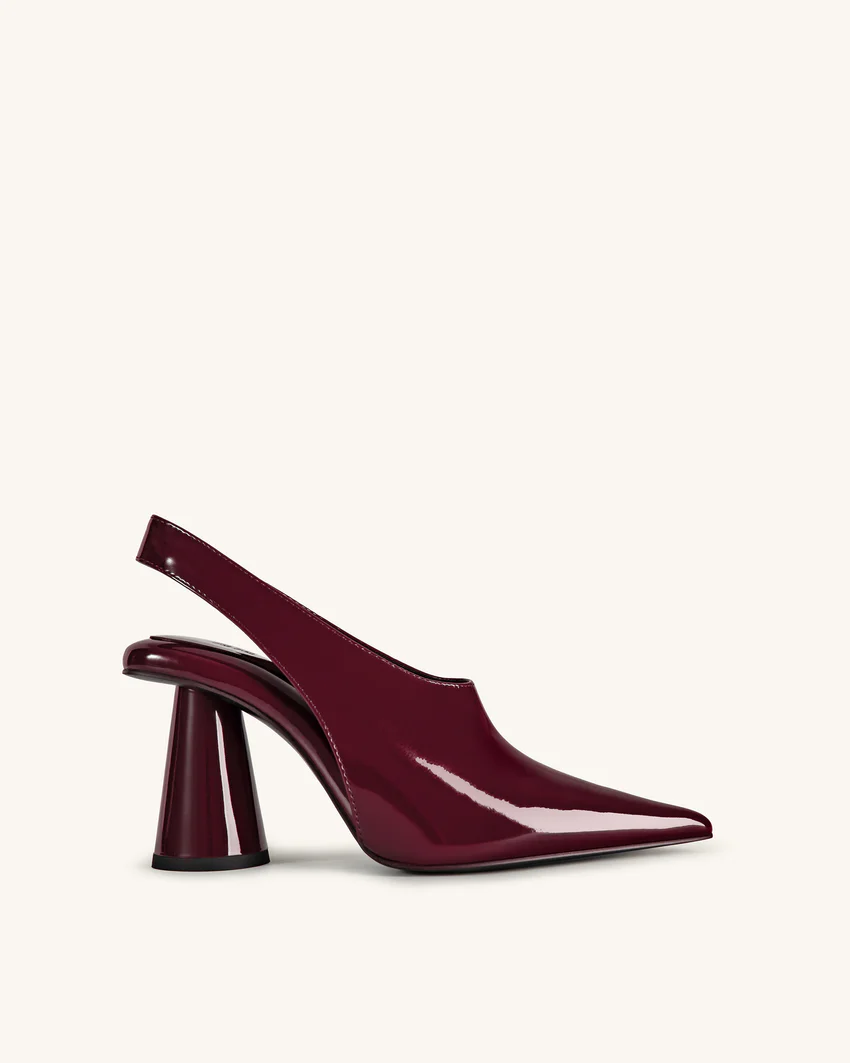 Vivovr High Heel Pumps - Burgundy