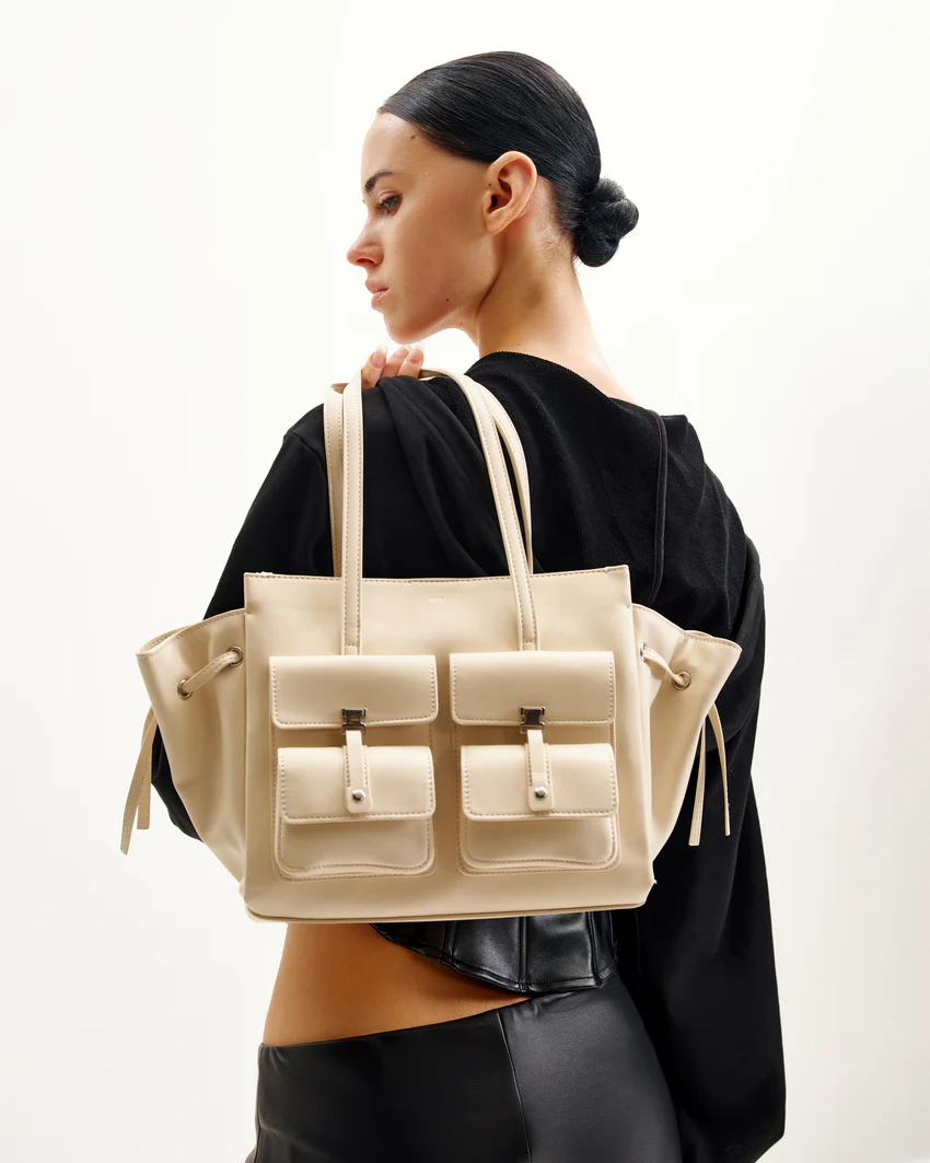Linda Tote Bag - White
