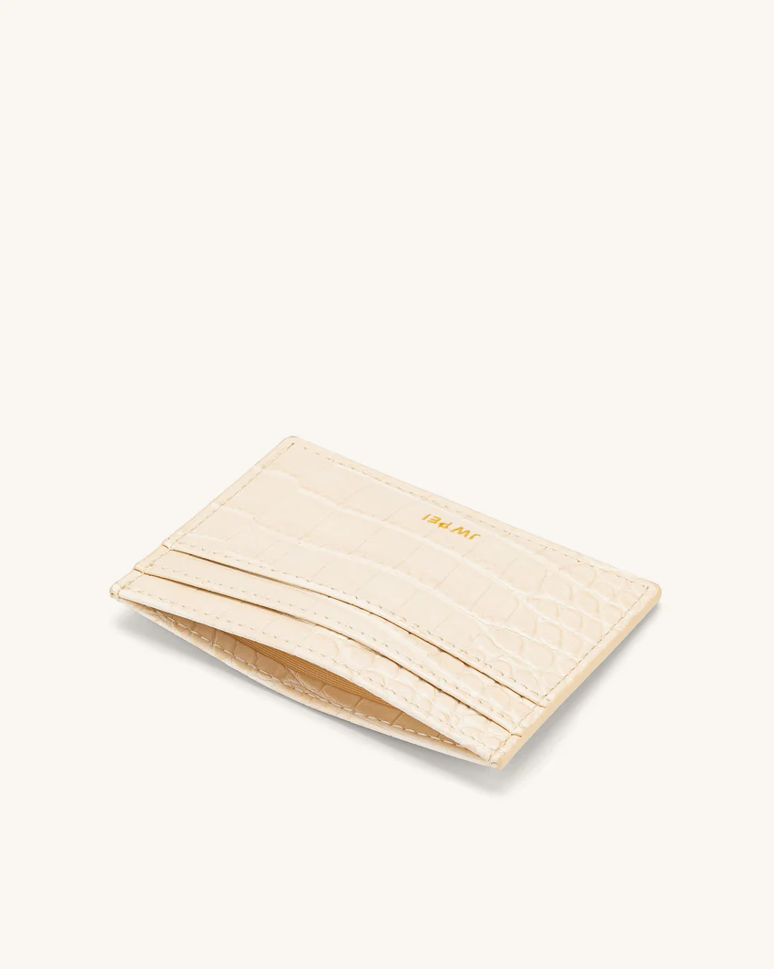 The Card Holder - Ivory Croc