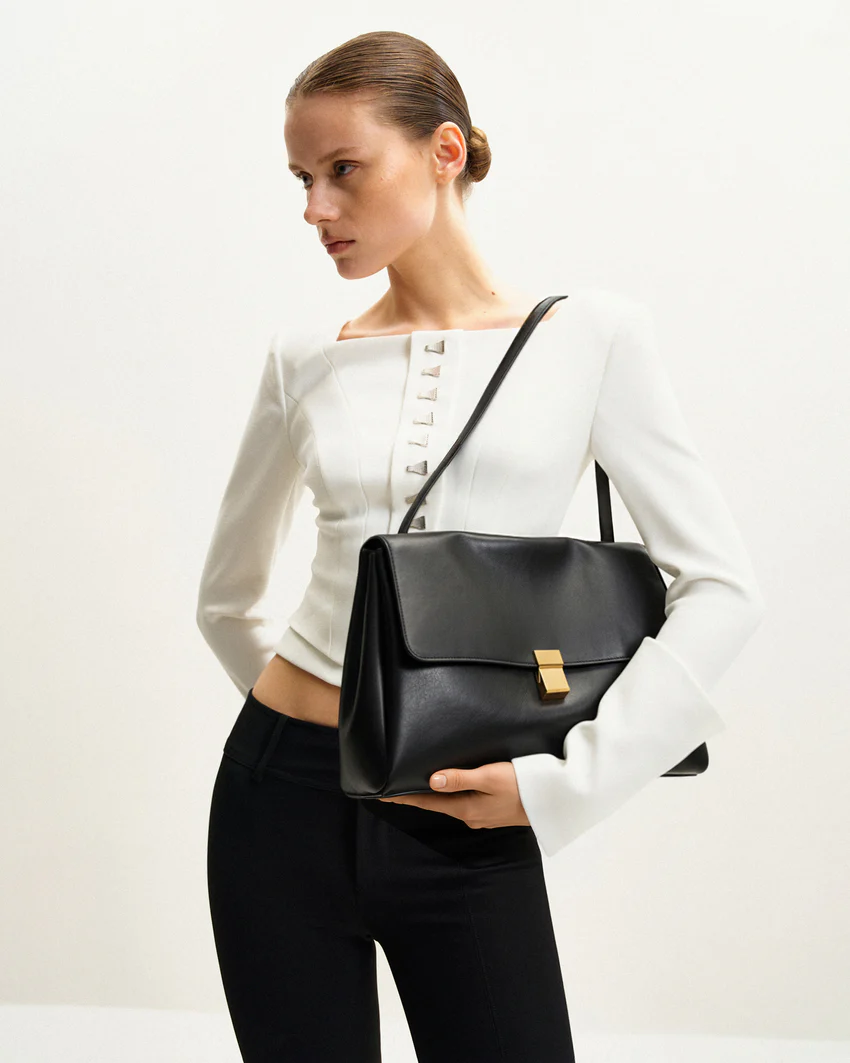 Hilary Shoulder Bag - Black