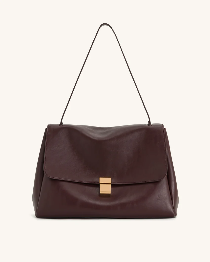 Hilary Shoulder Bag - Deep Burgundy