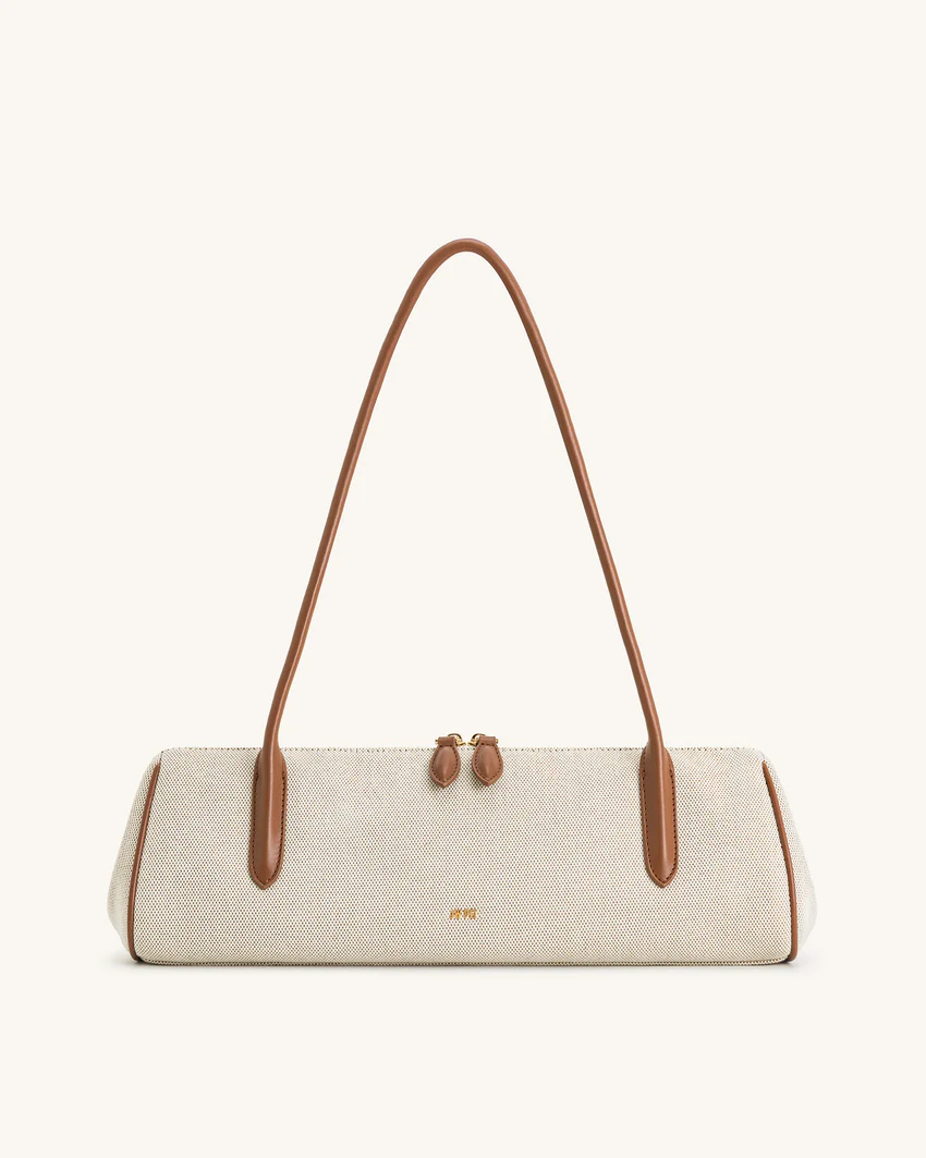 Nova Shoulder Bag - Brown Canvas