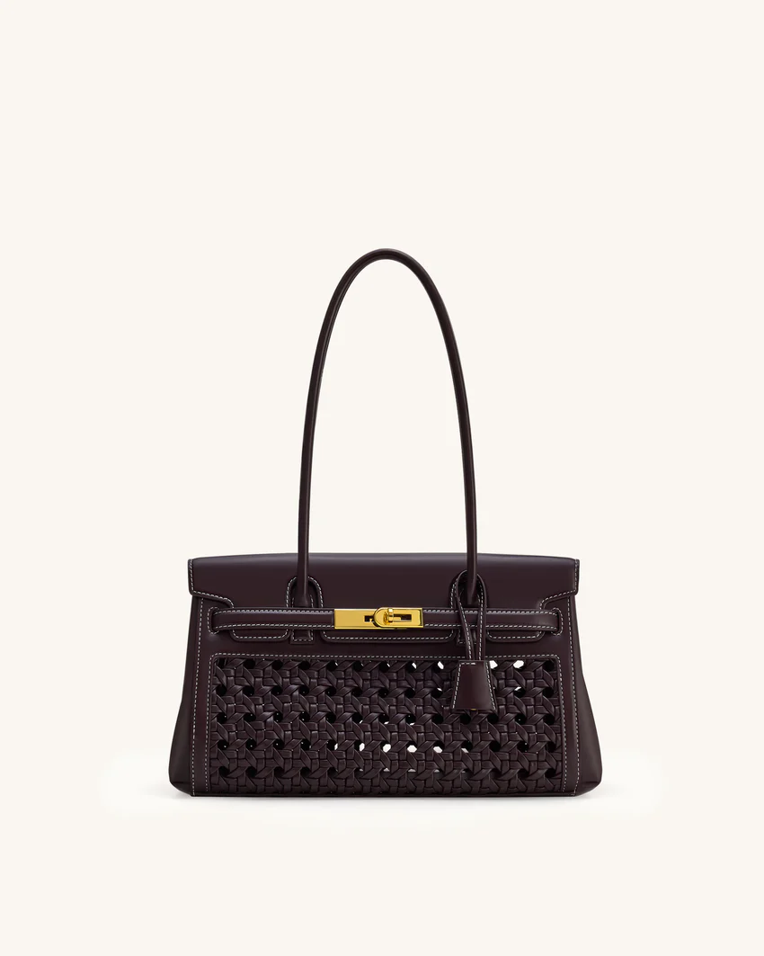 Yara Shoulder Bag - Dark Red