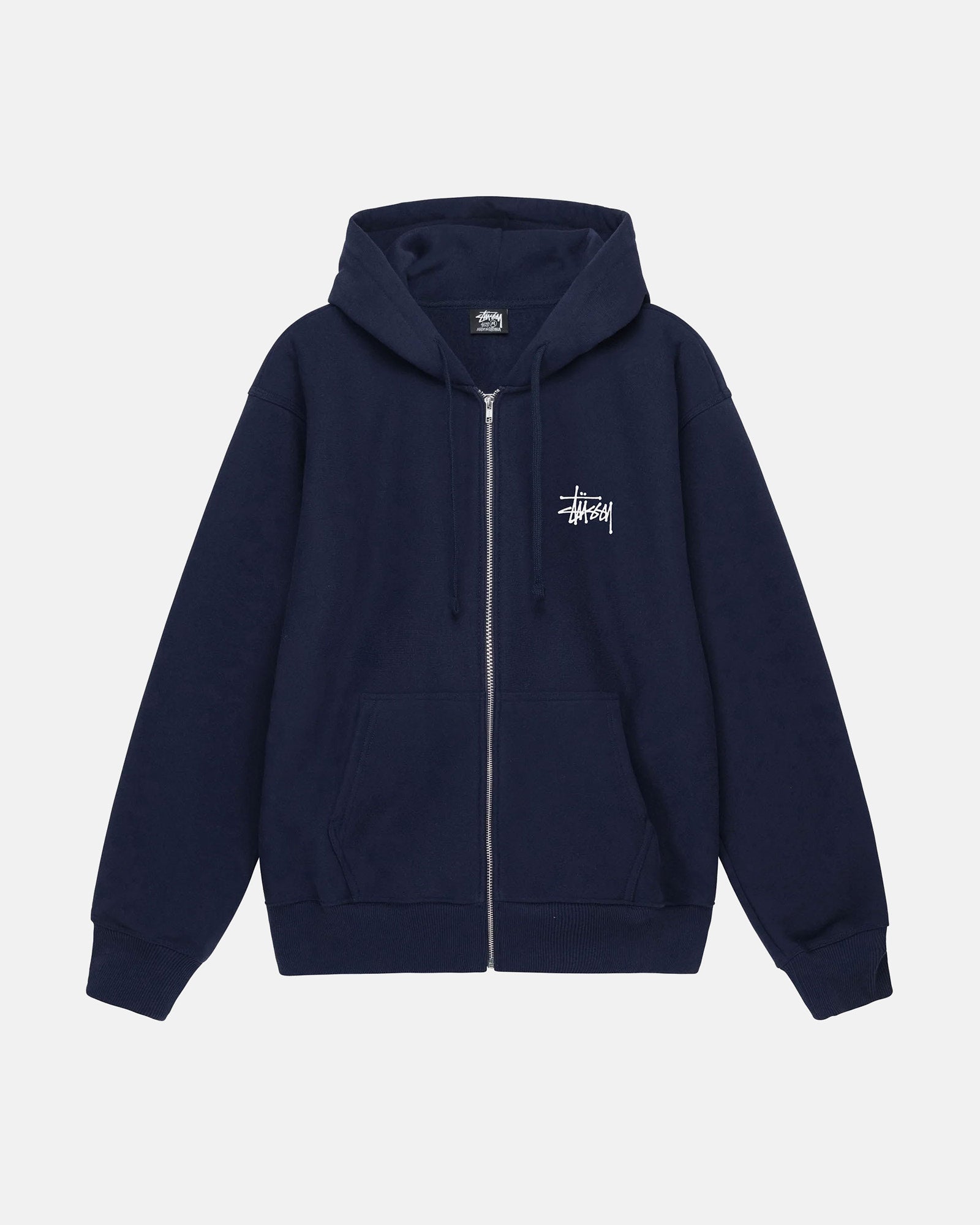 BASIC STüSSY ZIP HOODIE
