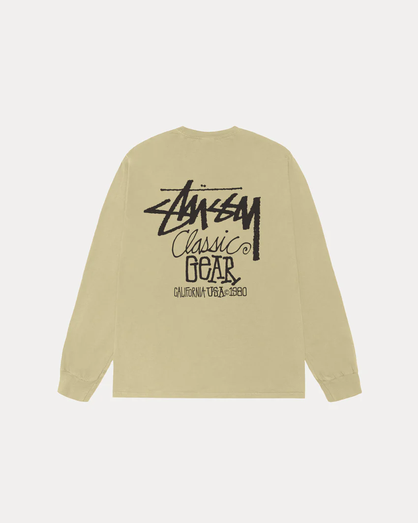 CLASSIC GEAR LS TEE PIGMENT DYED