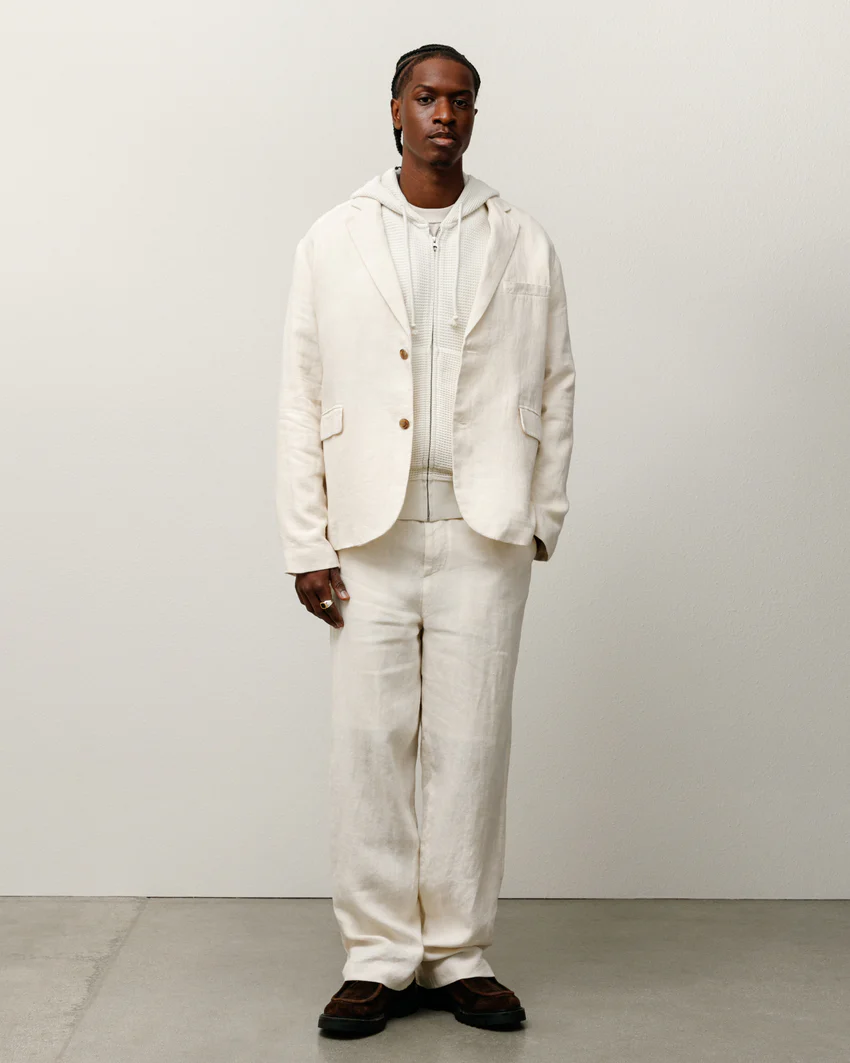 RELAXED TROUSER TEXTURED LINEN