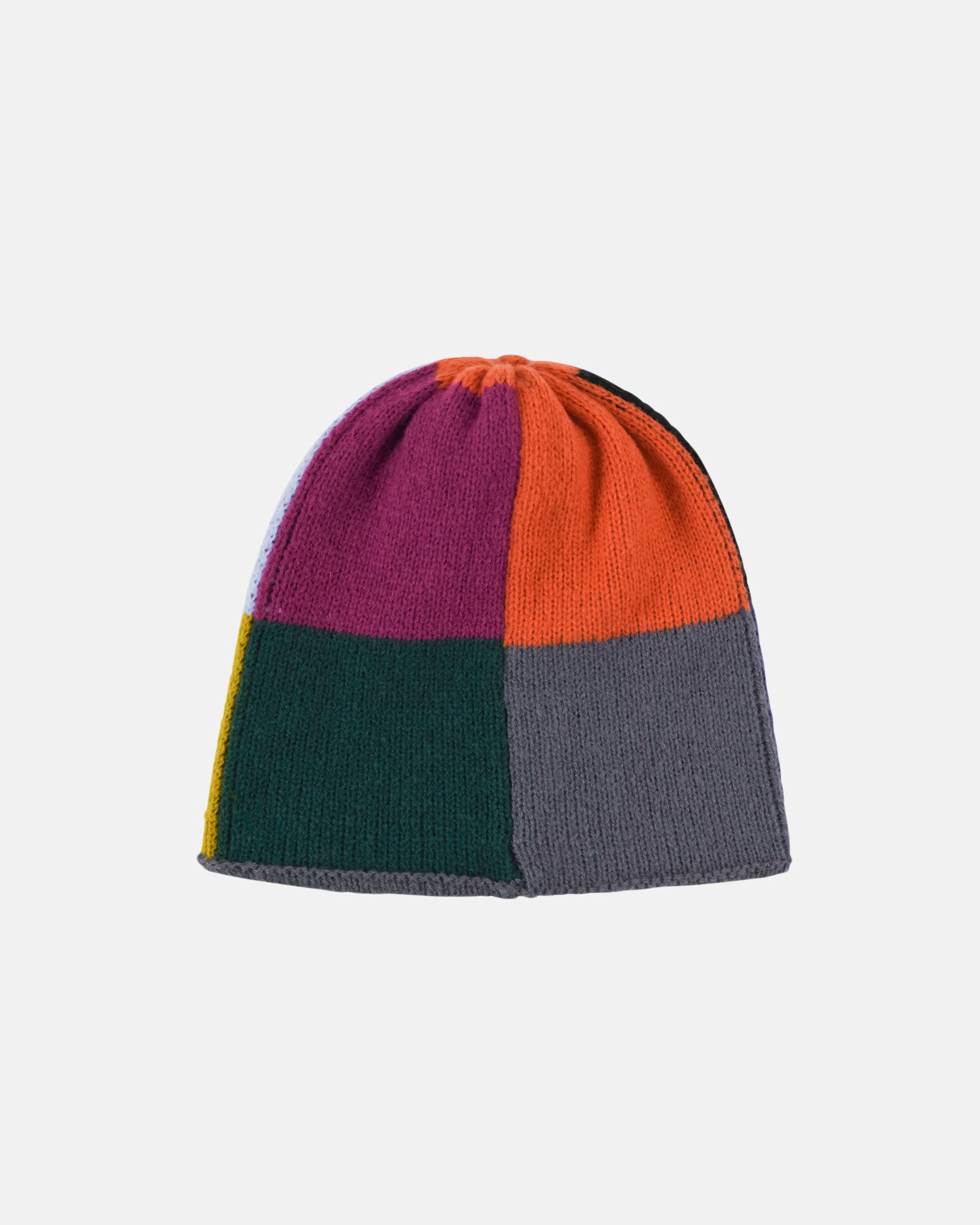 8 SQUARE KNIT SKULLCAP BEANIE