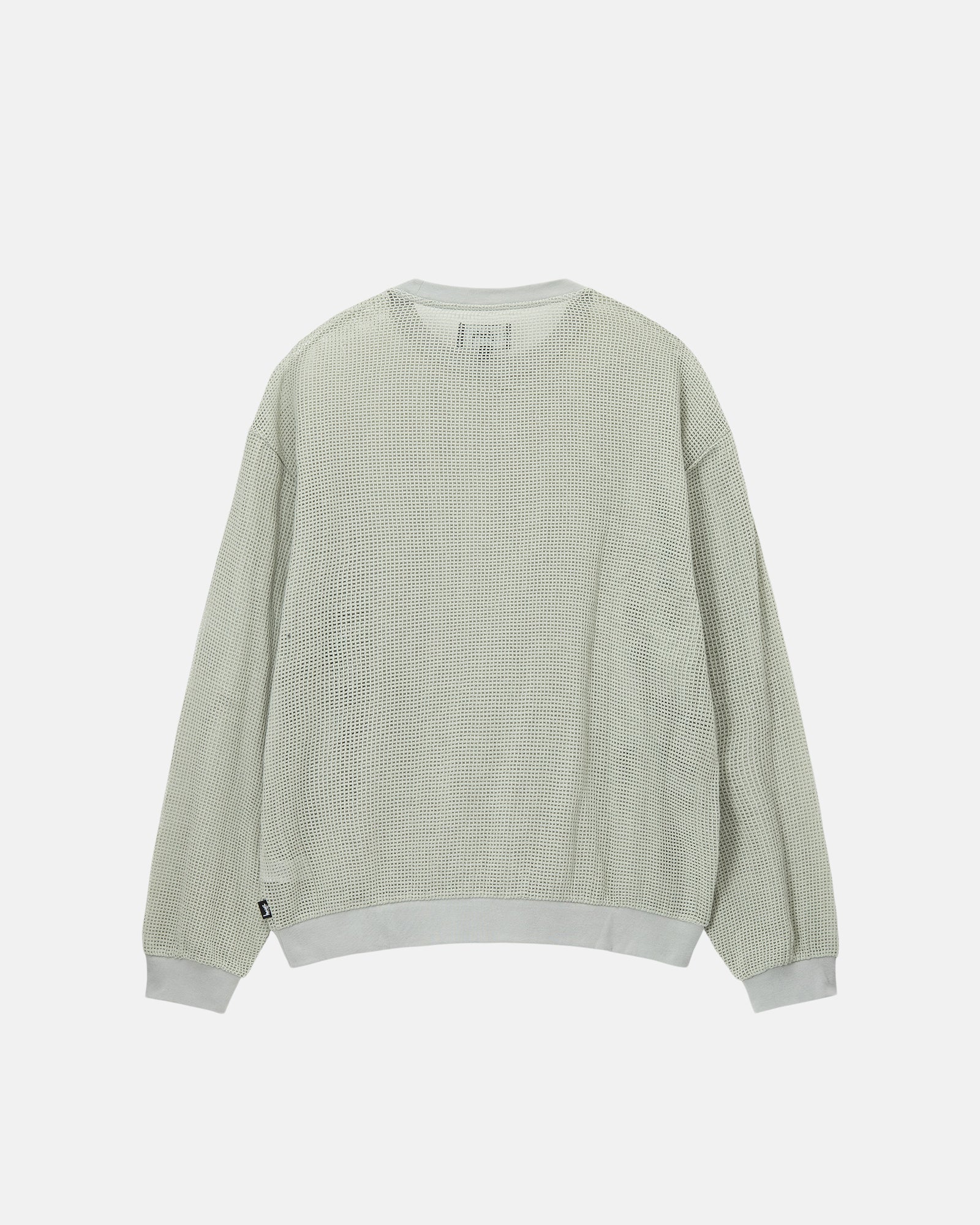 COTTON MESH LS CREW
