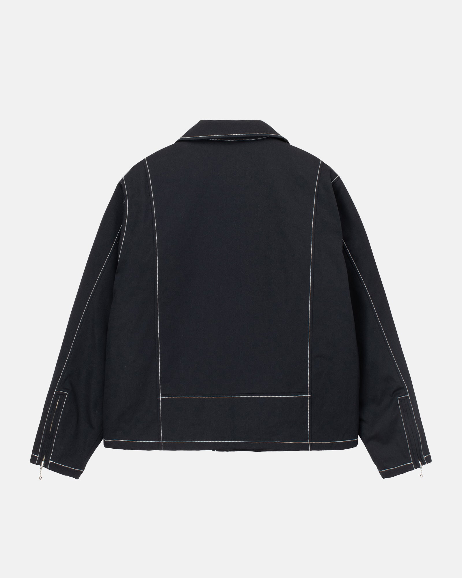 TWILL MOTO ZIP JACKET