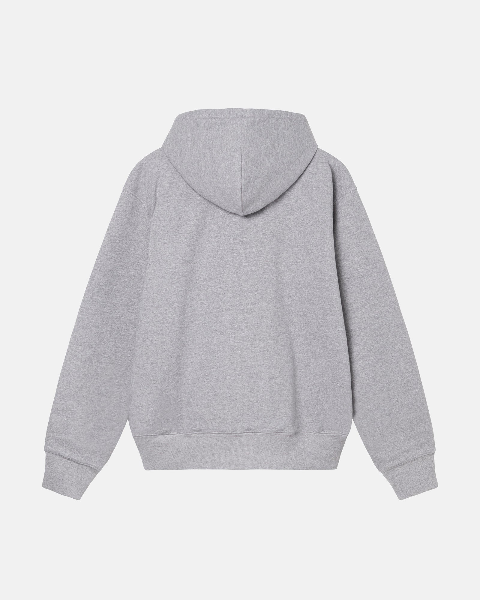 DOUBLE FACE LABEL ZIP HOODIE